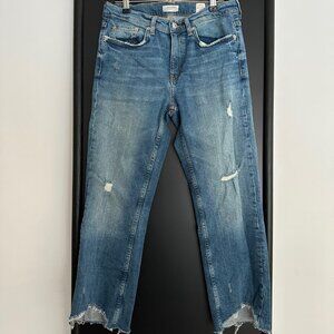 Zara Woman Premium Denim Stonewashed Jeans Size 8